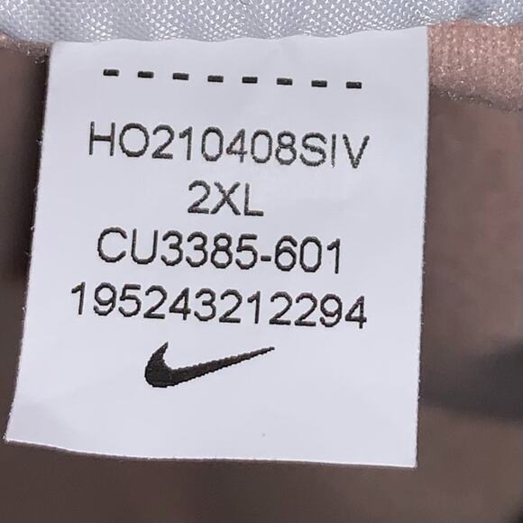 Nike Women's Storm Fit Running Jacket Size XXL 2XL Pink Mittens Hood Full Zip - Picture 11 of 11